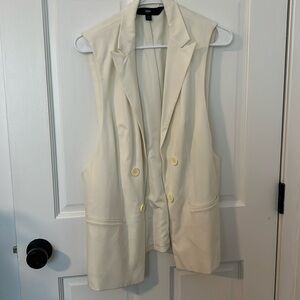 *NWT* Massimo for target ivory vest